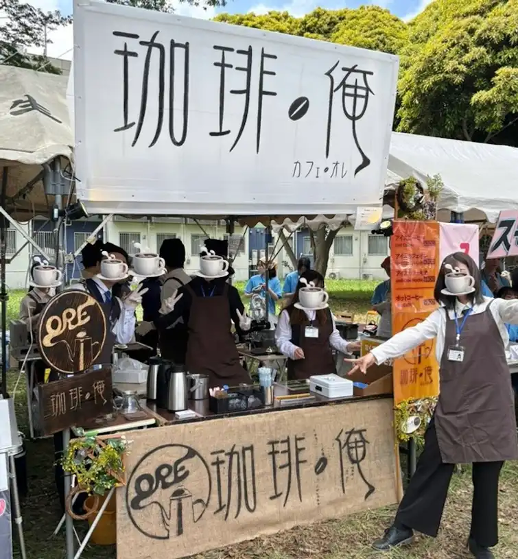 やどかり祭の店舗の様子